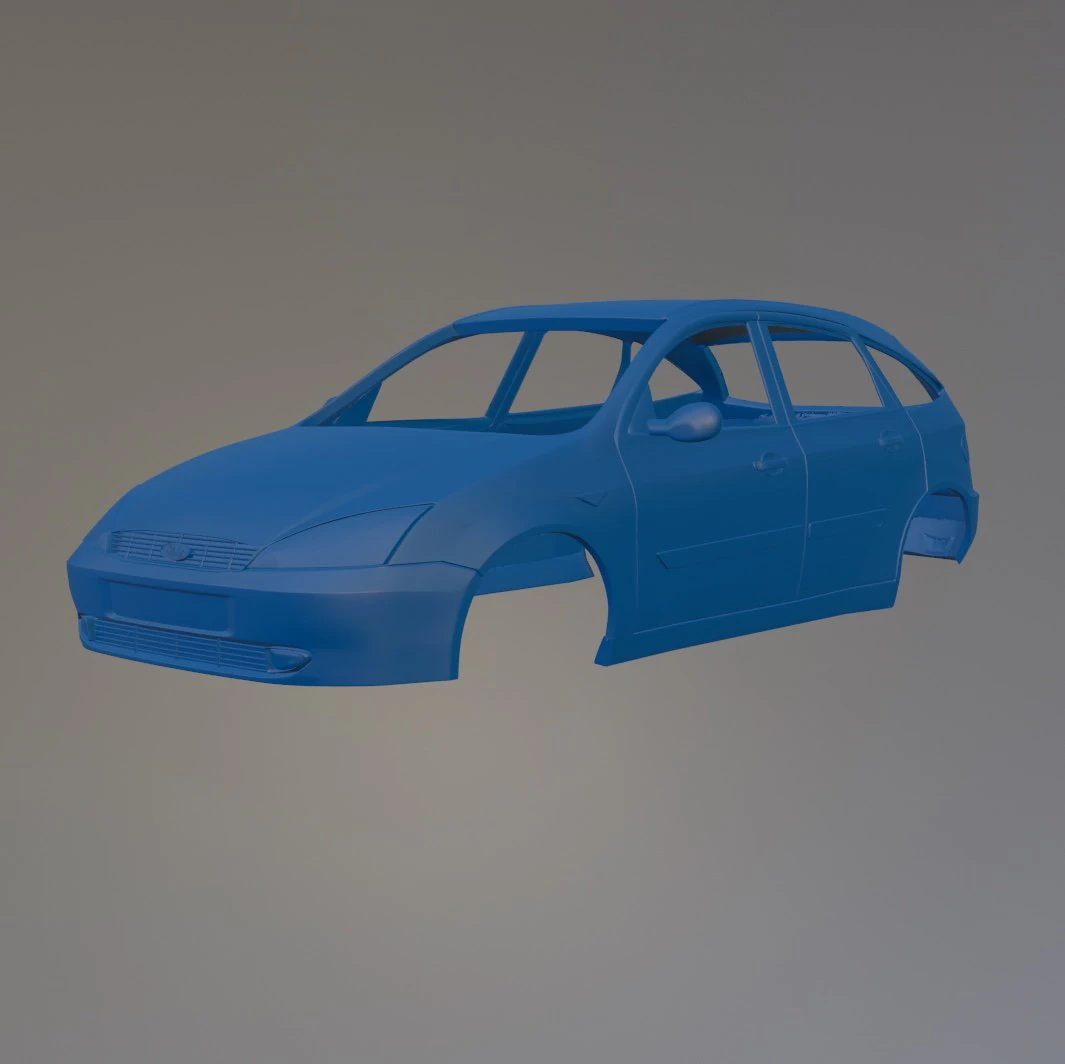 NeoClassic European Printable Car Body 3D Print Model .c4d .max .obj .3ds .fbx .stl .blend
