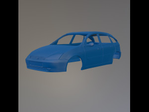 NeoClassic European Printable Car Body Model Cetak 3D
