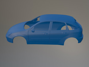 NeoClassic European Printable Car Body Modèles 3D en vedette