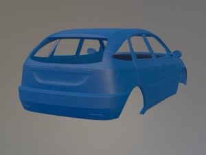 NeoClassic European Printable Car Body Modèles 3D en vedette