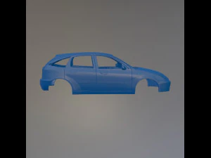 NeoClassic European Printable Car Body 3D Print Model