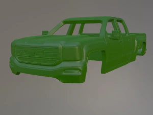 18. Кузов автомобиля для печати GMC Sierra 2500 Denali 3D Принт Модель