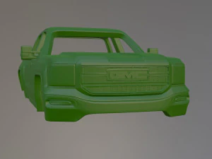 18 GMC Sierra 2500 Denali Printable Car Body 3D Print Model