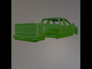 18 GMC Sierra 2500 Denali Printable Car Body 3D Print Model
