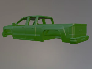 18 GMC Sierra 2500 Denali Printable Car Body 3D Print Model
