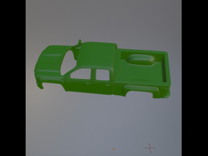 18 GMC Sierra 2500 Denali Printable Car Body 3D Print Model