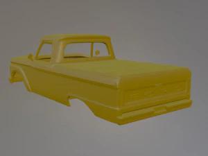 Classic American custom truck 66 year model Printable Car Body 3D Print Model