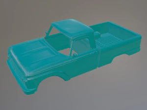 Klasyczny amerykański model ciężar&oacute;wki Styleside 66-letni model Karoseria do druku Model do druku 3D