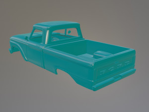 Classic American Styleside truck 66 year model Printable Car Body 3D Druckmodell