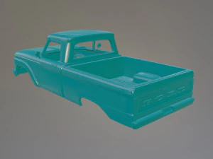 Classic American Styleside truck 66 year model Printable Car Body 3D Print Model