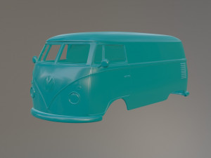 Volkswagen T1 Van Modèles 3D en vedette