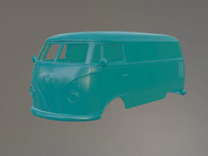 Фольксваген Т1 Ван 3D Принт Модель