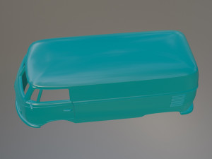 Volkswagen T1 Van Modèles 3D en vedette