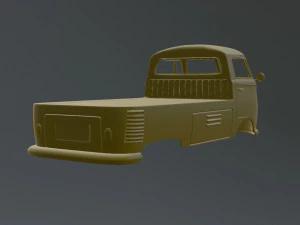 Volkswagen T1 Pickup 3D Print Model