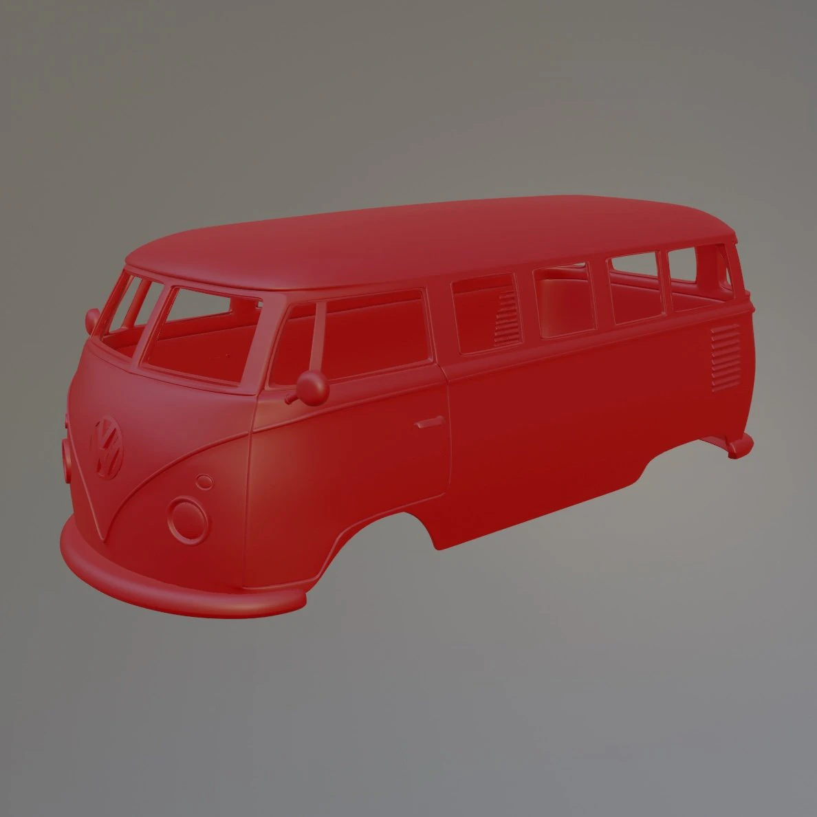 Volkswagen T1 Bus 3D Print Model .c4d .max .obj .3ds .fbx .stl .blend