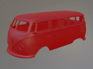 Автобус Volkswagen T1 3D Принт Модель