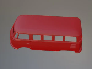 Volkswagen T1 Bus 3D Print Model