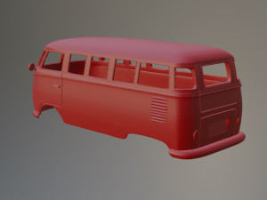 Volkswagen T1 Bus 3D Принт Модель