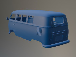 Volkswagen T1 Bus 3Dプリントモデル
