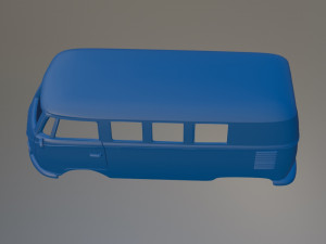 Volkswagen T1 Bus 3Dプリントモデル