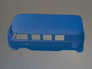 Volkswagen T1 Bus 3D Print Model