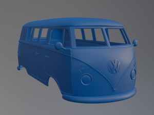 Volkswagen T1 Bus 3Dプリントモデル
