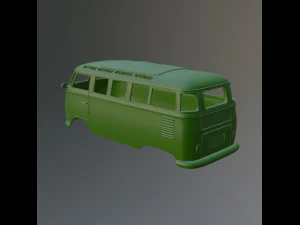 Volkswagen T1 Bus 3D Print Model