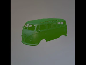 Volkswagen T1 Bus 3D Print Model