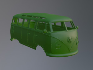Volkswagen T1 Bus Modelo de Impressão 3D