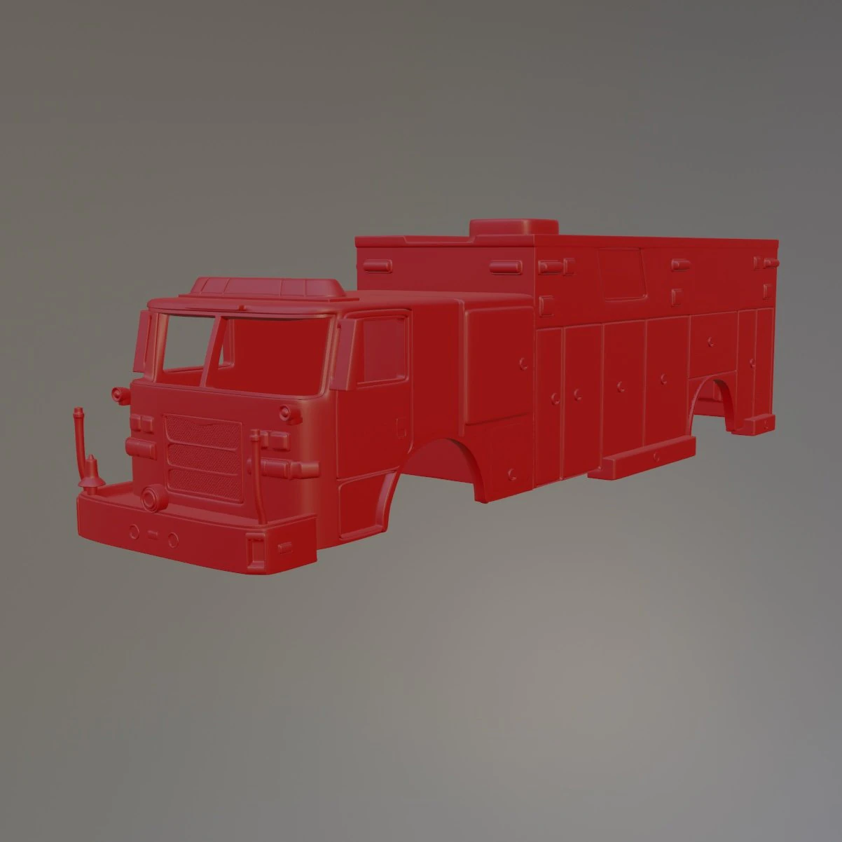 Pierce Arrow XT Firetruck 3D Print Model .c4d .max .obj .3ds .fbx .stl .blend