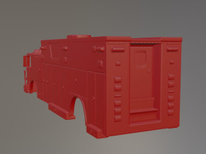 Pierce Arrow XT Firetruck Modèles 3D en vedette