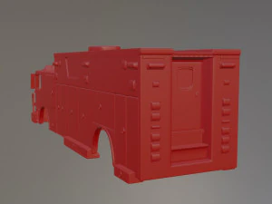 Pierce Arrow XT Firetruck 3D Print Model