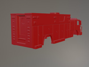 Pierce Arrow XT Firetruck Modèles 3D en vedette