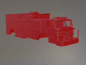 Pierce Arrow XT Firetruck 3D Print Model