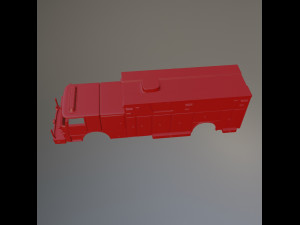 Pierce Arrow XT Firetruck Modèles 3D en vedette