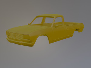 Peugeot 504 Pickup Modèles 3D en vedette
