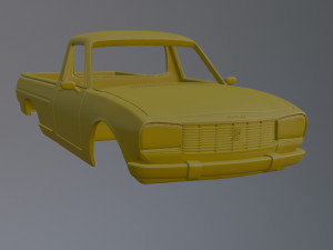 Peugeot 504 Pickup 3D-printmodel