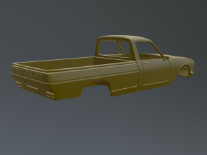 Peugeot 504 Pickup 3D-printmodel