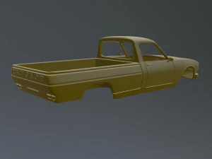 Peugeot 504 Pickup 3D Print Model