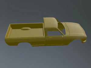 Peugeot 504 Pickup 3D Print Model