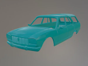 Peugeot 504 Break 3D Print Model