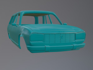 Peugeot 504 Break Modelo de Impressão 3D