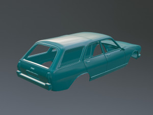 Peugeot 504 Break Modelo de Impressão 3D