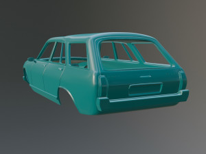 Peugeot 504 Break Modelo de Impressão 3D