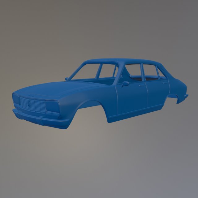 Peugeot 504 Modello di stampa 3D .c4d .max .obj .3ds .fbx .stl .blend 
