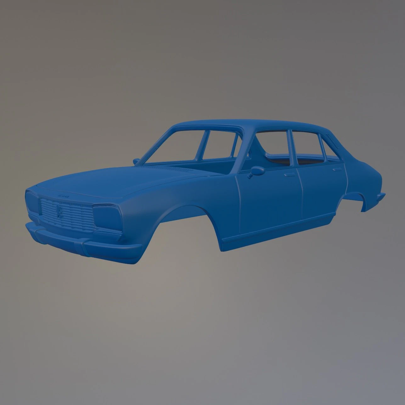 Peugeot 504 3D Print Model .c4d .max .obj .3ds .fbx .stl .blend