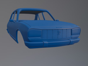 Peugeot 504 Modello di stampa 3D