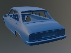 Peugeot 504 Modello di stampa 3D