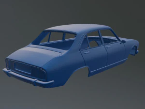 Peugeot 504 3D Print Model