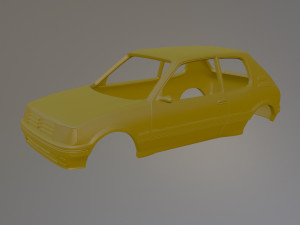 Peugeot 205 GTI 3D Print Model
